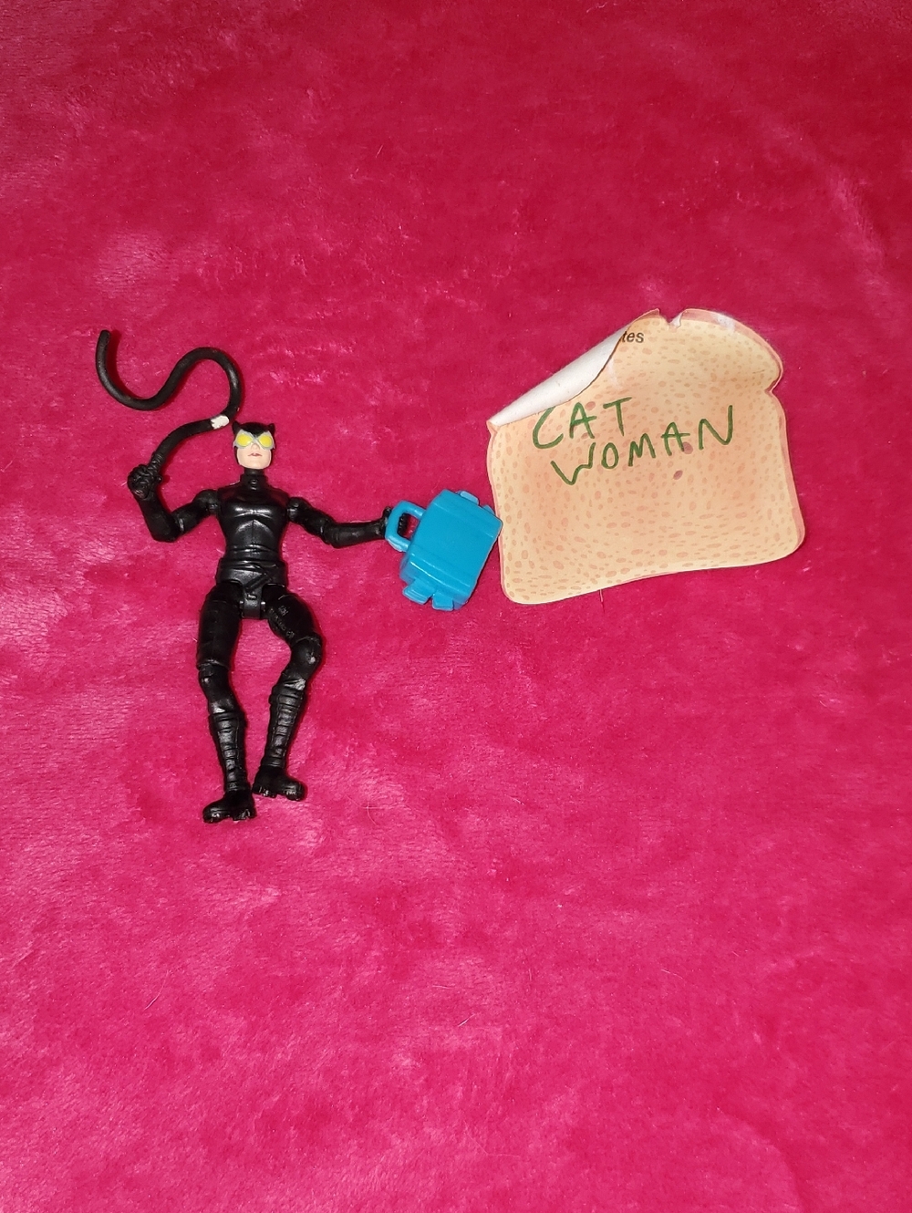 Spin Master DC Catwoman Action Figure with Blue Accessory - Black